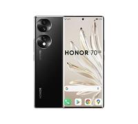 HONOR Smartphone 70, téléphone Portable 5G, débloqué sans SIM, 8 + 256 Go, Triple caméra arrière 54 MP, écran incurvé OLED 120 Hz de 6,67 Pouces, Android 12, 4800 mAh, Noir Minuit