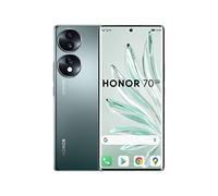 Honor Smartphone 70, téléphone Portable 5G, débloqué sans SIM, 8 + 256 Go, Triple caméra arrière 54 MP, écran incurvé OLED 120 Hz de 6,67 Pouces, Android 12, 4800 mAh Vert émeraude