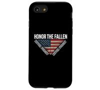 Honor The Fallen Never Forget Drapeau américain Vieilli Coque pour iPhone SE (2020) / 7/8