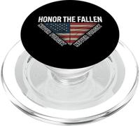 Honor The Fallen Never Forget Drapeau américain Vieilli PopSockets PopGrip pour MagSafe
