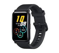 HONOR Watch ES Montre Connectée Intelligente Homme Femme Sport Smartwatch Fréquence Cardiaque Surveillance Spo2，SMS Notification, 1.64’’AMOLED 5ATM, Fitness Tracker Podometre,5ATM Étanche,Noir HES-B09