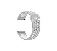 Honor Watch GS 3i Bracelet avec trous, silicone bicolore, gris foncé | Couleur: Blanc Blanc