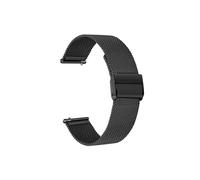 Honor Watch Magic 2 46 mm Bouton-pression Bracelet en maille métallique KRD45 Noir | Couleur: Noir Noir