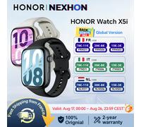 Montre connectée HONOR Watch X5i, nouvelle version mondiale 2026, écran AMOLED à cadre fin de 1,97 pouces, autonomie de 21 jours, 109 modes sportifs noir