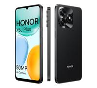 HONOR X5c Plus 4G Smartphone Dual SIM, Telephone Portable 4Go 256Go, Caméra 50MPx, 6.74 Pouces 90Hz écran Confort Téléphone, 5130mAh Batterie, MicroSD 1To Extensible, Android 15, Midnight Noir