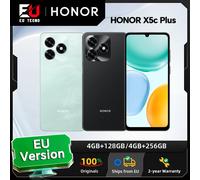 HONOR X5c Plus 4G, version européenne, smartphone 4G, batterie 5260 mAh, appareil photo principal 50 MP, processeur MTK Octa-core, écran LCD 6,74 pouces Midnight Black