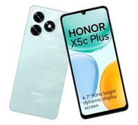 HONOR X5c Plus Smartphone Caméra Ultra Net 50Mpx, Dual SIM 4G, Telephone Portable 4Go 256Go, 6.74 Pouces 90Hz Confort Téléphone, 5130mAh Batterie, Android 15, MicroSD 1To Extensible, Océan Cyan