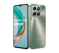 HONOR X6B Smartphone 4G, 4Go 128Go(Mémoire Extensible jusqu'à 8 Go), Batterie 5200 mAh, Appareil Photo Principal 50 MP, MediaTek Helio G85 (Black),Android 14, Dual Sim, NFC, Vert