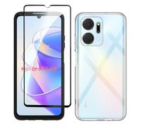 Honor X7A 4G coque tpu et vitre full noir