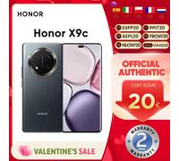 HONOR X9c 5G SmartPhones version mondiale Android mobile Snapdragon 6 Gen 1 CPU 108MP caméra 6.78 pouces AMOLED Titanium Black