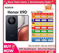 Honor X9D 5G Smartphone Version mondiale Snapdragon 6 Gen 4 SGS IP69K 8300mAh 2.5M Super Anti-chute 6.79 ''AMOLED 120Hz 108MP NFC Midnight Black