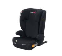 HonorBB Siège-auto I-Size DUOFIX 100-150 cm - Rehausseur Auto Enfant avec Dossier et Fixation ISOFIX, Protection Latérale SSIP, Têtière Réglable en Hauteur, Housse Respirante, de 3 à 12 Ans, Noir