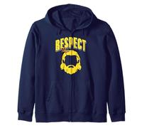 Honore la Barbe Fierté Viking Style Humor Sweat à Capuche