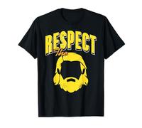 Honore la Barbe Fierté Viking Style Humor T-Shirt