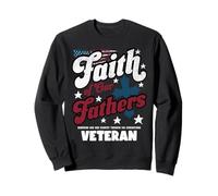 Honorer Dieu et le pays à travers la génération Journée des anciens combattants Sweatshirt