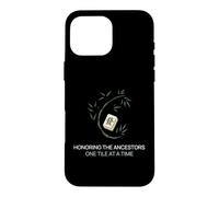 Honorer Les ancêtres, Une tuile à la Fois, Joueur de Mahjong Coque pour iPhone 16 Pro Max