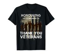 Honorer Tous Ceux Qui Ont servi, Merci aux vétérans T-Shirt