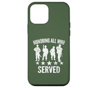 Honorer Tous Ceux Qui Ont servi Un Hommage Patriotique vétéran Militaire Coque pour iPhone 12 Mini