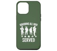 Honorer Tous Ceux Qui Ont servi Un Hommage Patriotique vétéran Militaire Coque pour iPhone 12 Pro Max