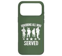 Honorer Tous Ceux Qui Ont servi Un Hommage Patriotique vétéran Militaire Coque pour iPhone 17 Pro Max