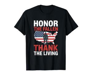 Honorez la journée des Anciens Combattants Morts T-Shirt Graphique avec Valeur