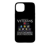 Honorez nos vétérans et sacrifiez Notre liberté Coque pour iPhone 15 Plus