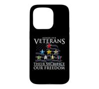 Honorez nos vétérans et sacrifiez Notre liberté Coque pour iPhone 15 Pro