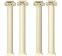 Honoson Lot de 4 colonnes et piliers grecs pour décorer le mur, avec éléments articulés de la Grèce antique, pour les anniversaires, Halloween, les fêtes médiévales, la Renaissance et les fêtes