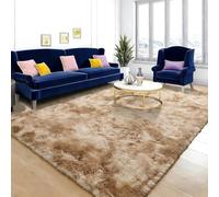 HONQGAO Tapis Salon 60 x 190 cm Antidérapant, Extra Large, Moelleux et Moderne à Poils Longs Dessous Antidérapant - Lavable pour Chambre à Coucher, Salon, Décoration D'Intérieur, Beige