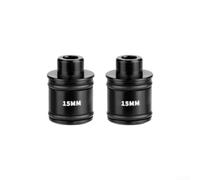 Honseadek 12 mm/15 mm à 9 mm axe traversant vers adaptateur QR, kit de conversion de moyeu VTT en alliage d'aluminium pour réparation de cadre à dégagement rapide (15 à 9 mm)