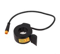 Honseadek 130X Accélérateur Pouce pour Scooter Électrique avec Tête Étanche M8 Noir Câble 27cm Compatible avec Guidon Universel, pour Pla