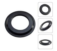 Honseadek 28,6 mm pour réparation de fourche avant de vélo, bague inférieure, rondelle de fourche conique en alliage d'aluminium pour casque de vélo, entretoise pour cadre de 44/56 mm, 44/55 mm, noir