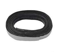 Honseadek 4M Bande de garniture de tableau de bord de voiture en cuir PU - Moulure décorative pour intérieur de tableau de bord, utilisation de porte, ligne noire + blanche, auto-installation