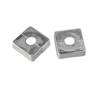 Honseadek Abs Water Couvre-mur de cuisine et raccords pour valve d'angle pour douche, rosace décorative galvanisée pour salle de bain pour tuyaux ou plomberie (1 pièce)