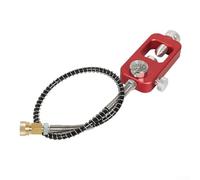 Honseadek Adaptateur de recharge pour réservoir de plongée avec jauge et tuyau pour bouteille d'oxygène - Alliage d'aluminium 6061, interface de verrouillage à bille de 8 mm, MPa/Psi Dual Sc, noir