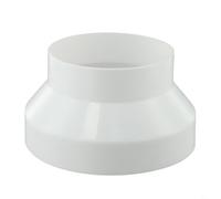 Honseadek Adaptateur de réduction de tuyau d'aération en ABS pour réducteur de conduit d'air solide ou flexible Compatible avec 80-100 150-100 150-110 200-150 250-200 Blanc salle de bain cuisine (200