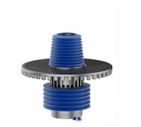 Honseadek Adaptateur de vidange de sol multi-voies pour machine à laver avec joint anti-odeur pour la prévention des débordements, raccord de plomberie en PVC pour sèche-linge AC (double)
