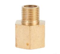 Honseadek Adaptateur en laiton pour raccord de conversion NPT 3,25 mm mâle BSPT x 0,63 cm femelle pour connecteur de tuyau fileté NPT pour applications industrielles