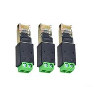 Honseadek Adaptateur réseau industriel RJ45 vers RS485 | Module de transmission de données de bornier | Taille compacte avec construction métallique | Pin 4 broches 5