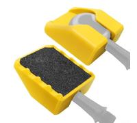 Honseadek Adaptateurs de pédale sans clip pour pédale de vélo convertit en pédale de plate-forme commune (jaune)