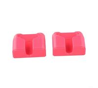 Honseadek Adaptateurs de pédales sans clip pour vélo pour la conversion en pédales de plate-forme standard, avec bord dentelé antidérapant et texture givrée en plastique (rose sku)