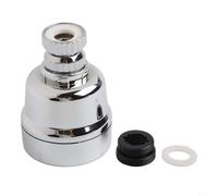 Honseadek Aérateur de robinet de cuisine rotatif à 360 ° avec buse d'économie d'eau à 3 modes, design mobile compatible avec la plupart des robinets ronds, filetage intérieur 24 mm externe