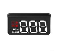 Honseadek Affichage tête haute HUD pour voiture - 12 V automatique avec tension et température, écran HD anti-reflet pour véhicules compatibles