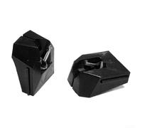 Honseadek Aiguille de rechange pour tourne-disque vinyle, stylet de rechange audio, accessoires phonographe, cartouche de platine en aluminium, pointe elliptique en porte-à-faux (noir)