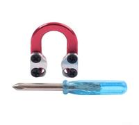 Honseadek Anneau en D en métal pour la chasse et le tir à l'arc en plein air en alliage d'aluminium (rouge)