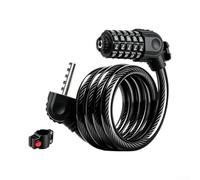 Honseadek Antivol pour vélo avec combinaison à 5 chiffres en acier | Câble de sécurité pour vélo électrique - Antivol - Résistant aux intempéries - Portable