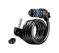 Honseadek Antivol pour vélo avec combinaison à 5 chiffres en acier | Câble de sécurité pour vélo électrique - Antivol - Résistant aux intempéries - Portable