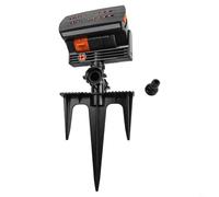 Honseadek Arroseur de pelouse oscillant à 16 trous réglable à large couverture pour jardin extérieur, construction ABS PP, distribution uniforme de l'eau avec lot de 2 pièces (B)