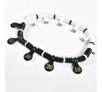 Honseadek Billard manuel pour score Keeper Système perlé pour table de | et Shuffleboard Games - Tableau de score - 93 cm - Accessoire pour tableau de score
