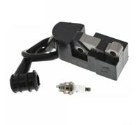 Honseadek Bobine d'allumage de rechange pour tronçonneuse SX62 SX66 62cc 66cc Compatible avec MTM & JonCutter 45cc 52cc Construction en métal durable et plastique pour